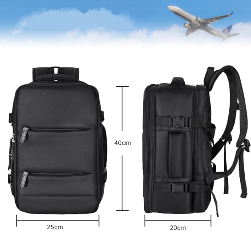 Thumbnail 2 de Mochila de Viaje Cabina T-LOVENDO.ES: 40x20x25 cm, 20L, carga USB y bolsillo para portátil