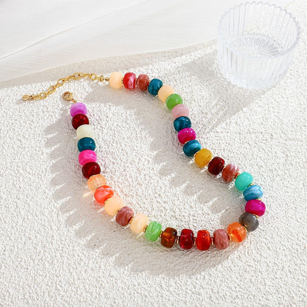 Detalle 2 de ENSKEFEN Beaded Necklace, Acrylic Resin