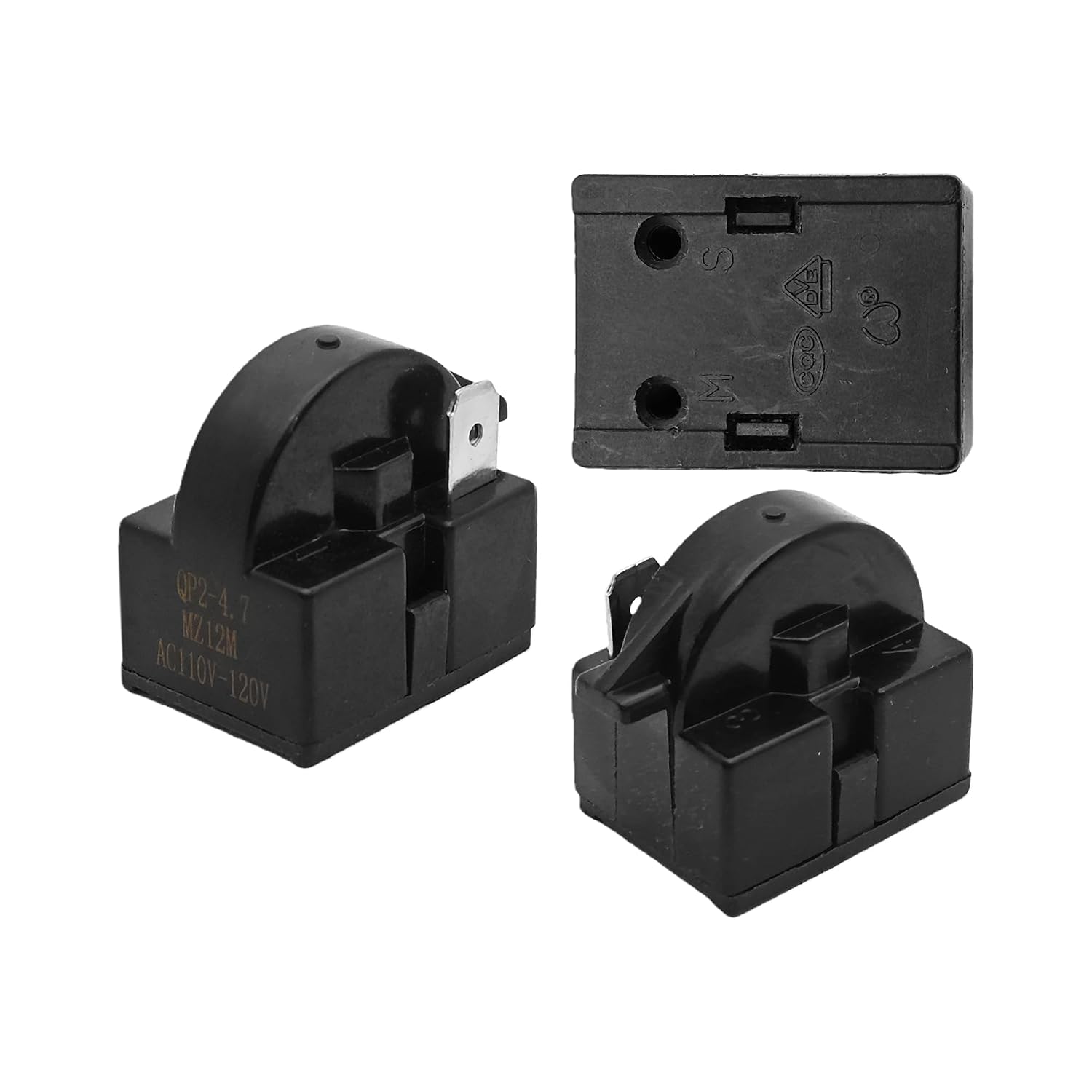 Detalle 2 de Virello QP2-4.7 Refrigerator PTC Start Relay with Overload Protector