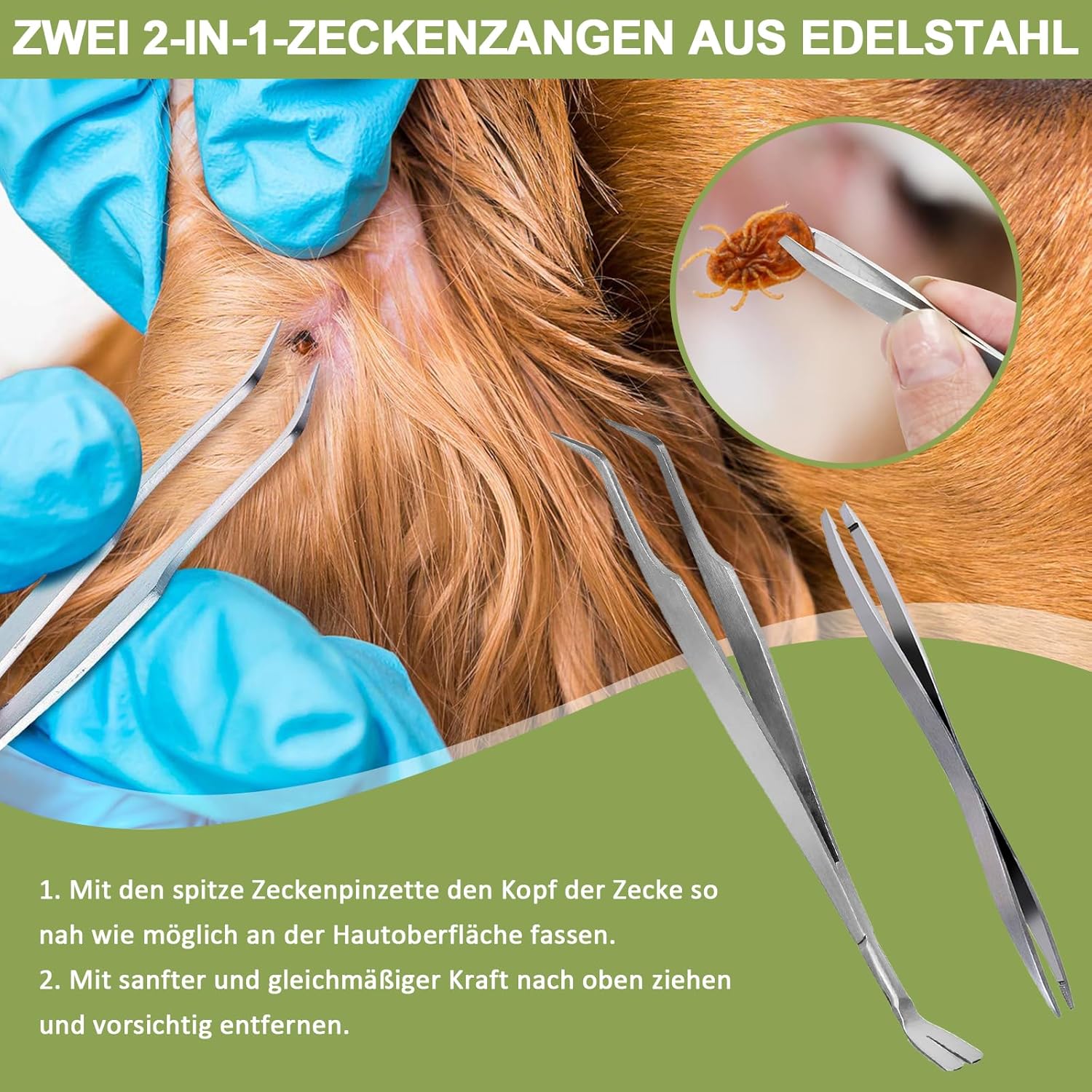 Thumbnail 2 de Nepfaivy Zeckenzange 8er-Set für Haustiere