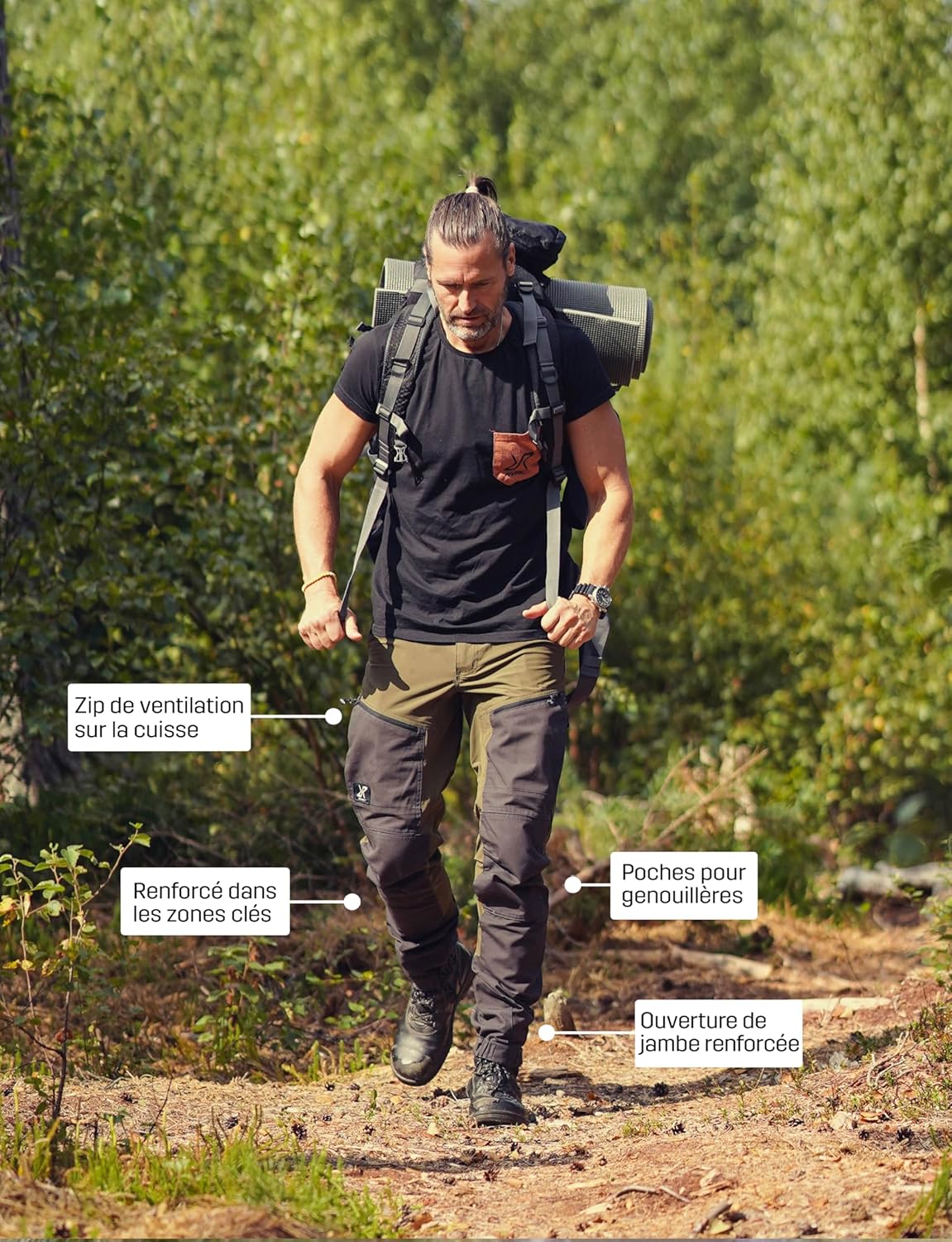 Thumbnail 5 de RevolutionRace Homme RVRC GP Pro Pants : pantalon outdoor durable avec poches et aérations