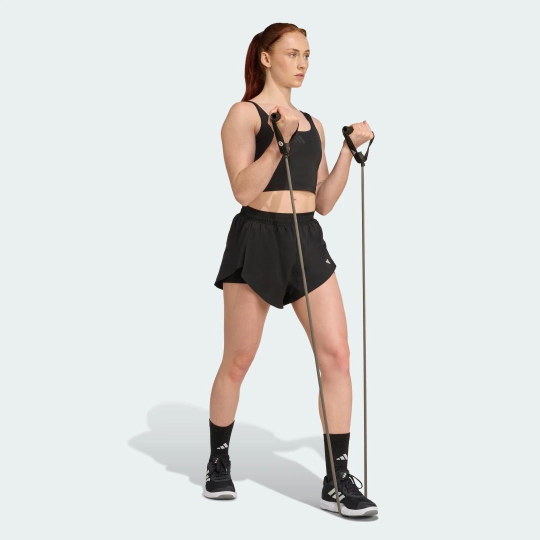 Detalle de Adidas Power, sujetador deportivo para impacto ligero negro