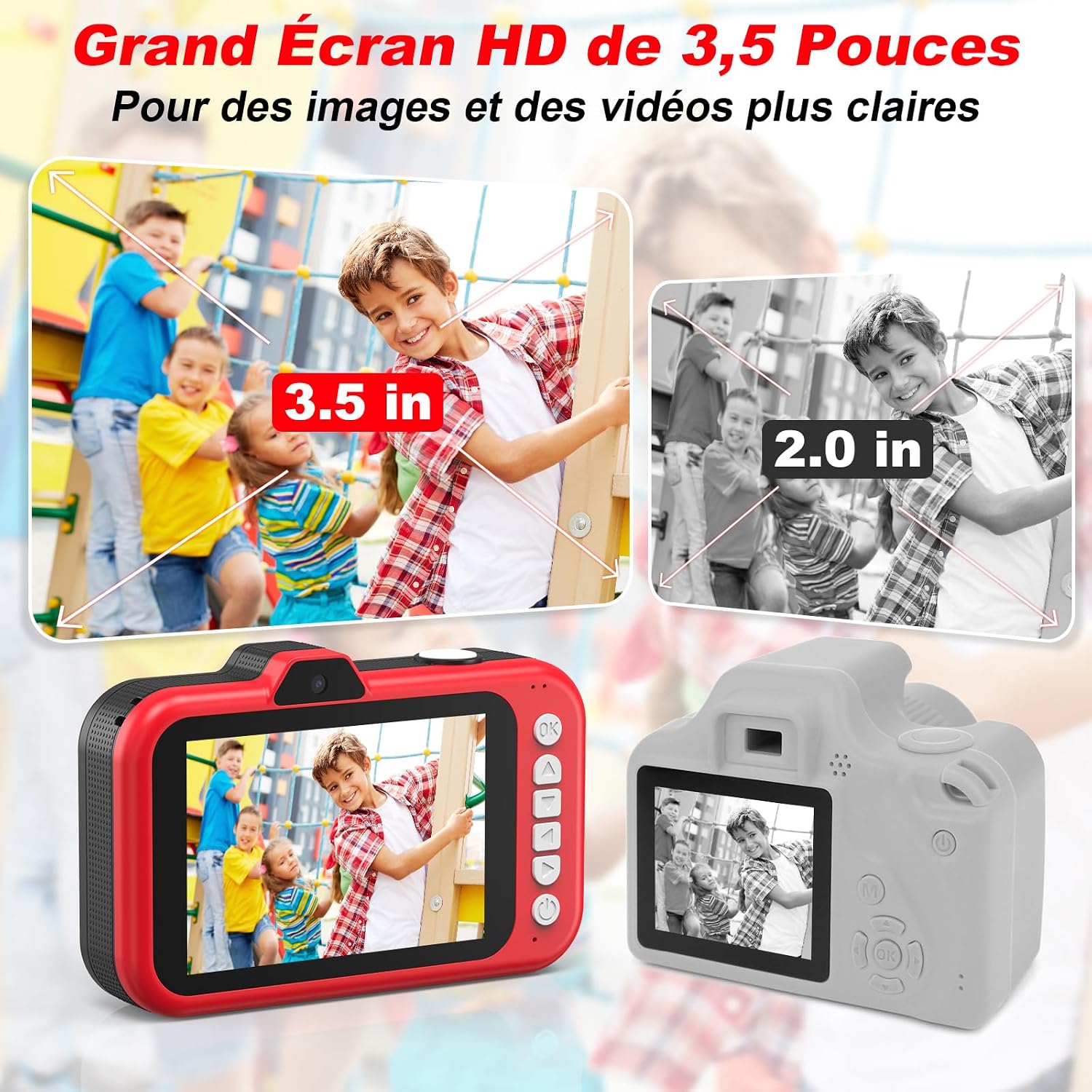Detalle 1 de Appareil Photo Enfant 1080P Écran 3,5