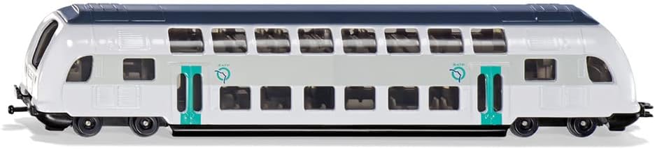 Detalle de Siku 1791001 Treno a due piani RATP Francia in scala 1:87, turquese/bianco