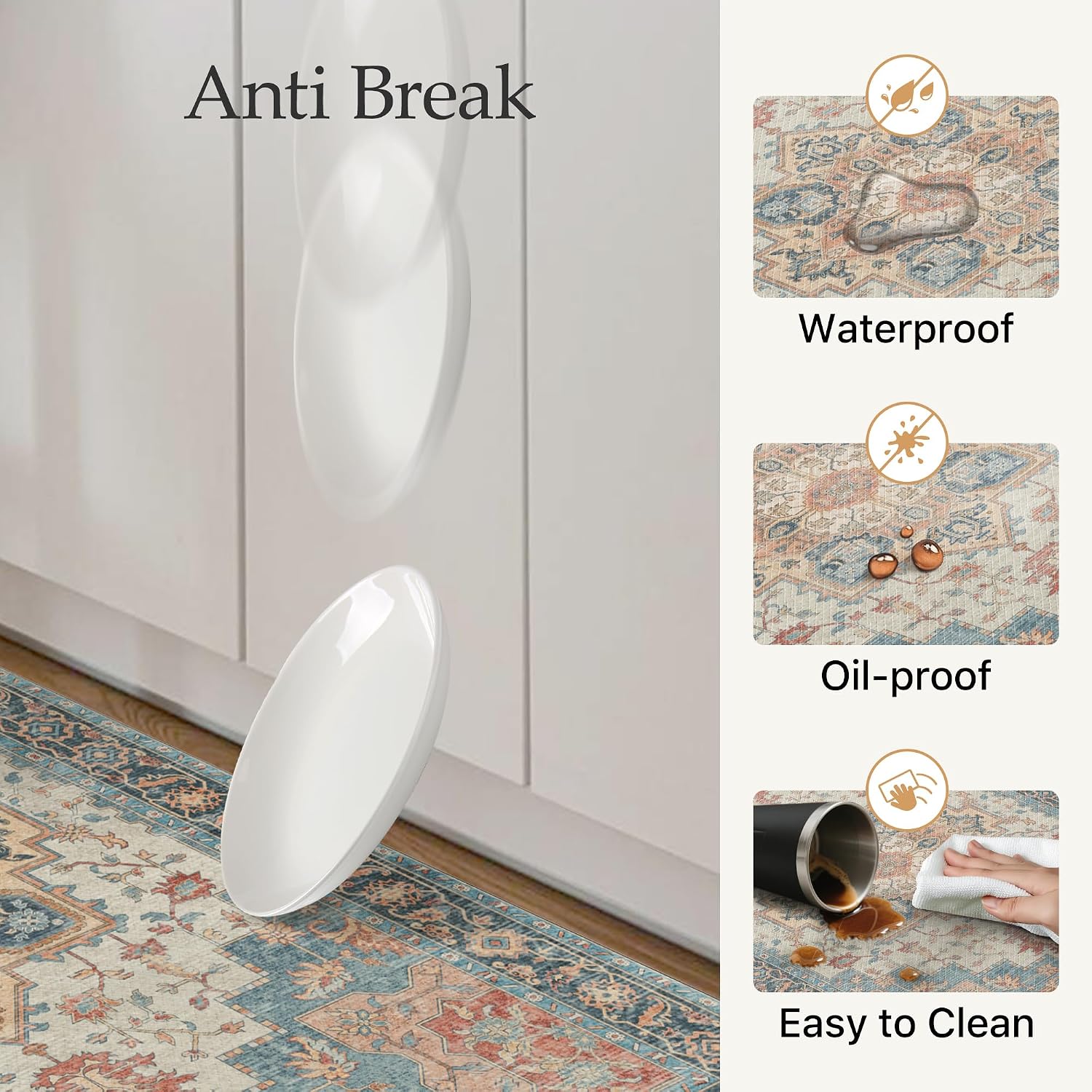 Thumbnail 4 de GENIMO Anti-Fatigue Kitchen Mat, 17" x 59