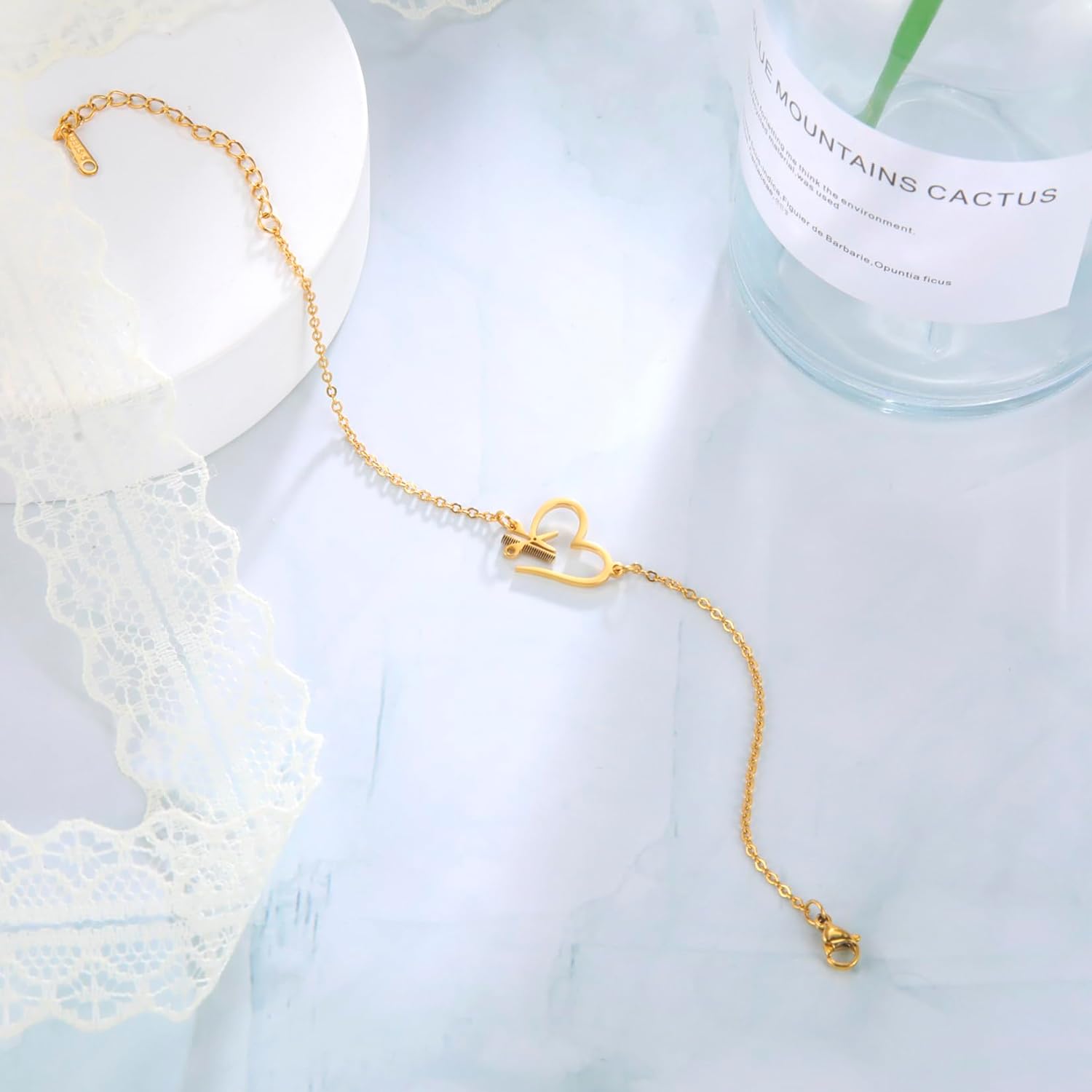 Thumbnail 4 de Bracelet ciseaux peigne bijou ajustable ⚙