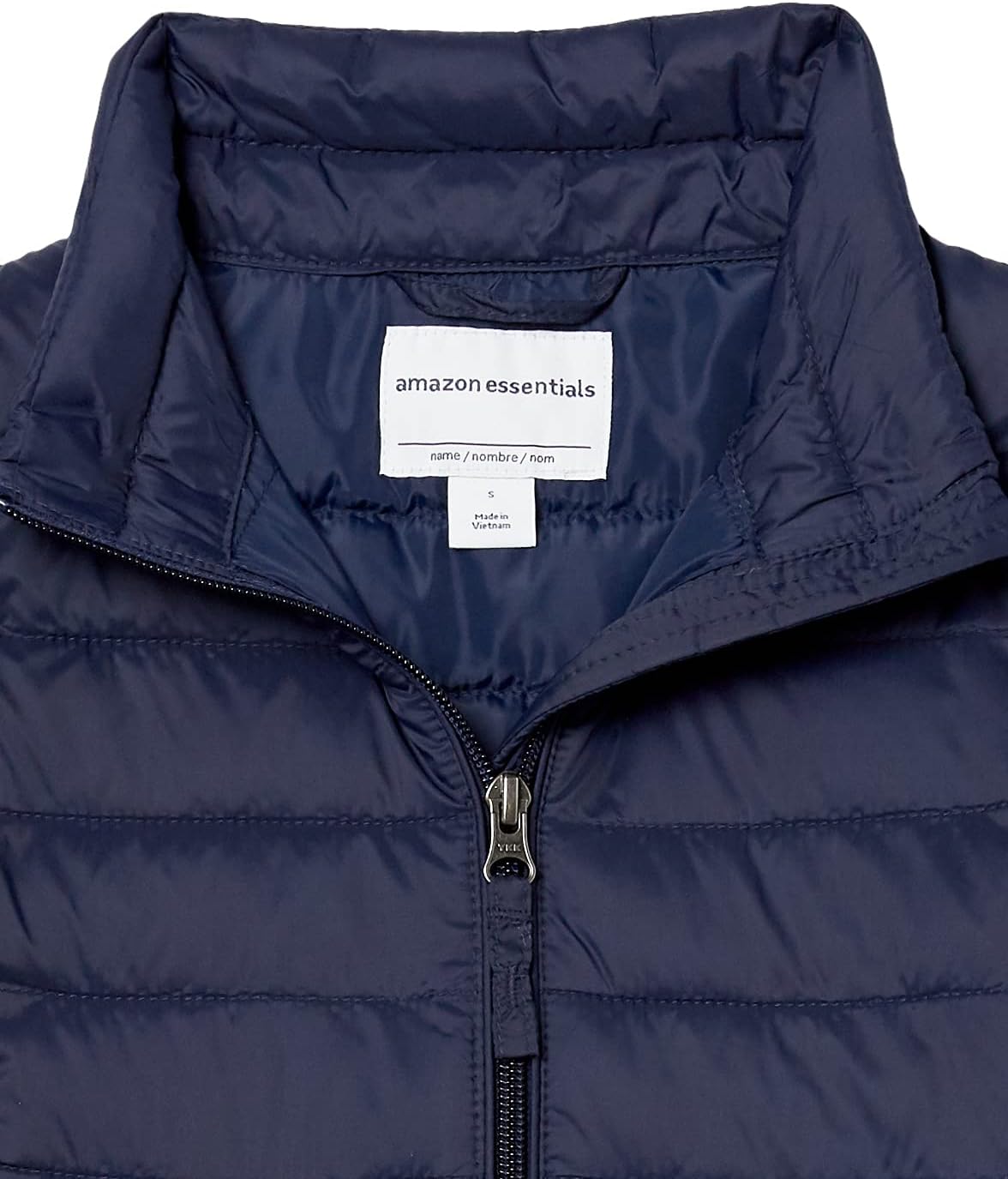 Detalle 2 de Amazon Essentials Mädchen Leichte Wasserabweisende verstaubare Pufferjacke mit Stehkragen