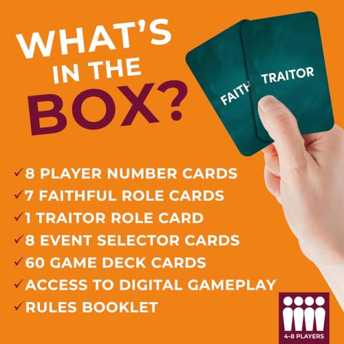 Thumbnail 7 de Ginger Fox The Traitors Special Edition Card Game – Hidden Roles and High Stakes Fun