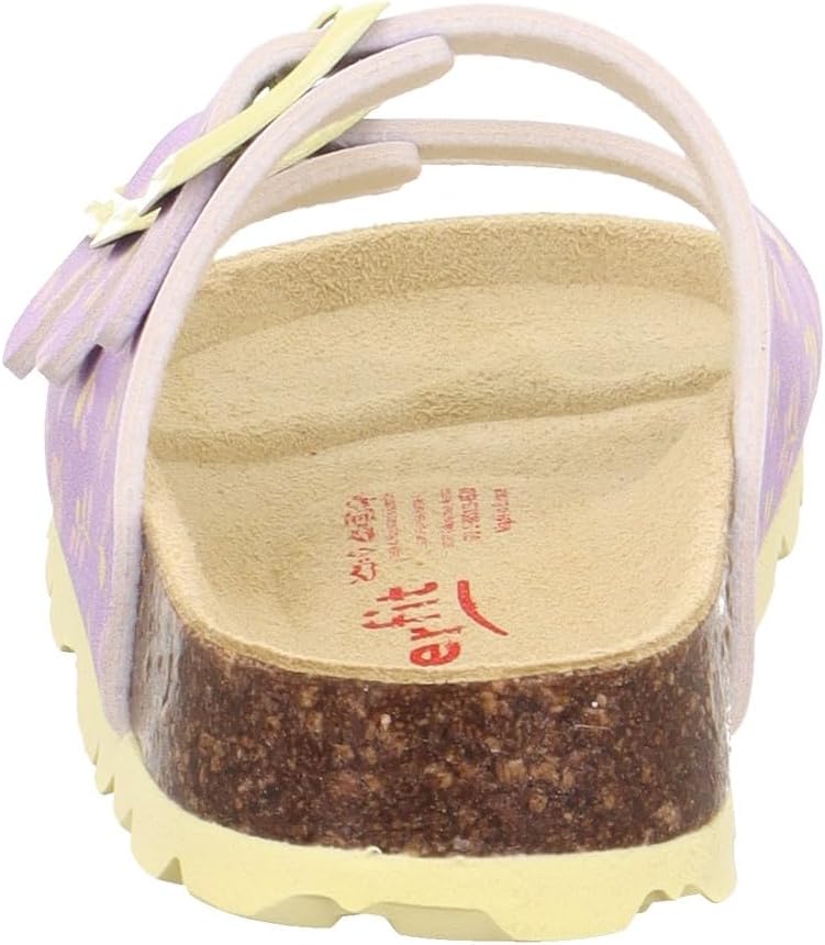 Thumbnail 2 de Superfit Mädchen Fussbettpantoffel – Hausschuh mit Leder-Innensohle und 3 Klettverschlüssen