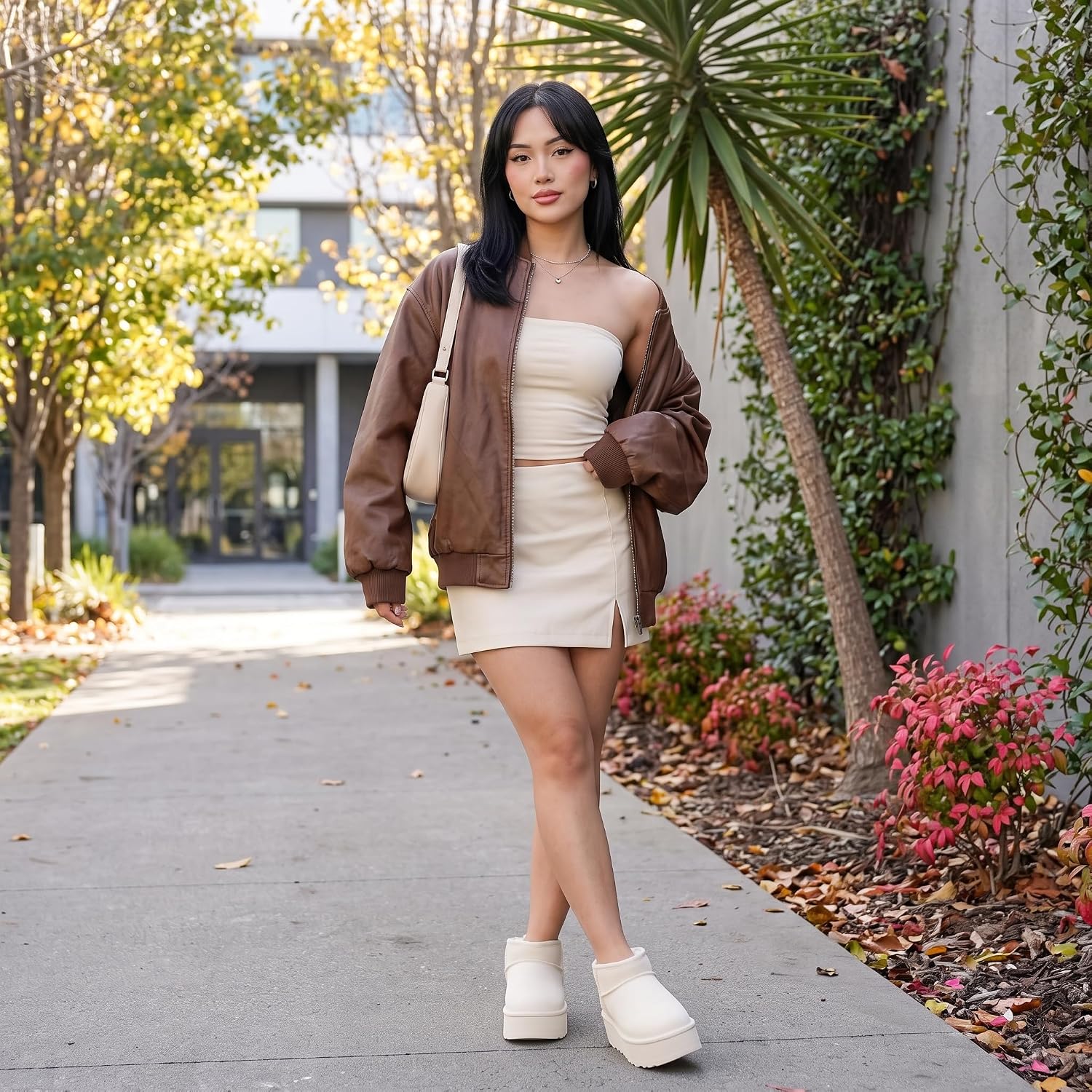 Thumbnail 6 de CUSHIONAIRE Platform Ankle Boots in Genuine Suede