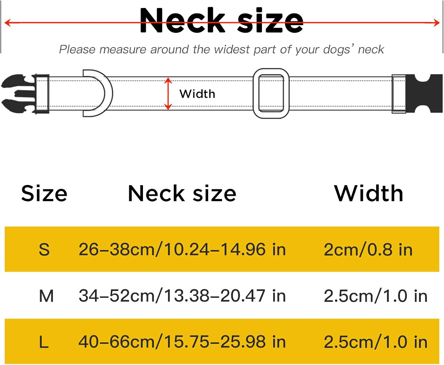Thumbnail 6 de HEELE Hundehalsband aus Nylon mit reflektierenden Band, Neopren gepolstert – Königsblau, Größe M (34–52 cm)