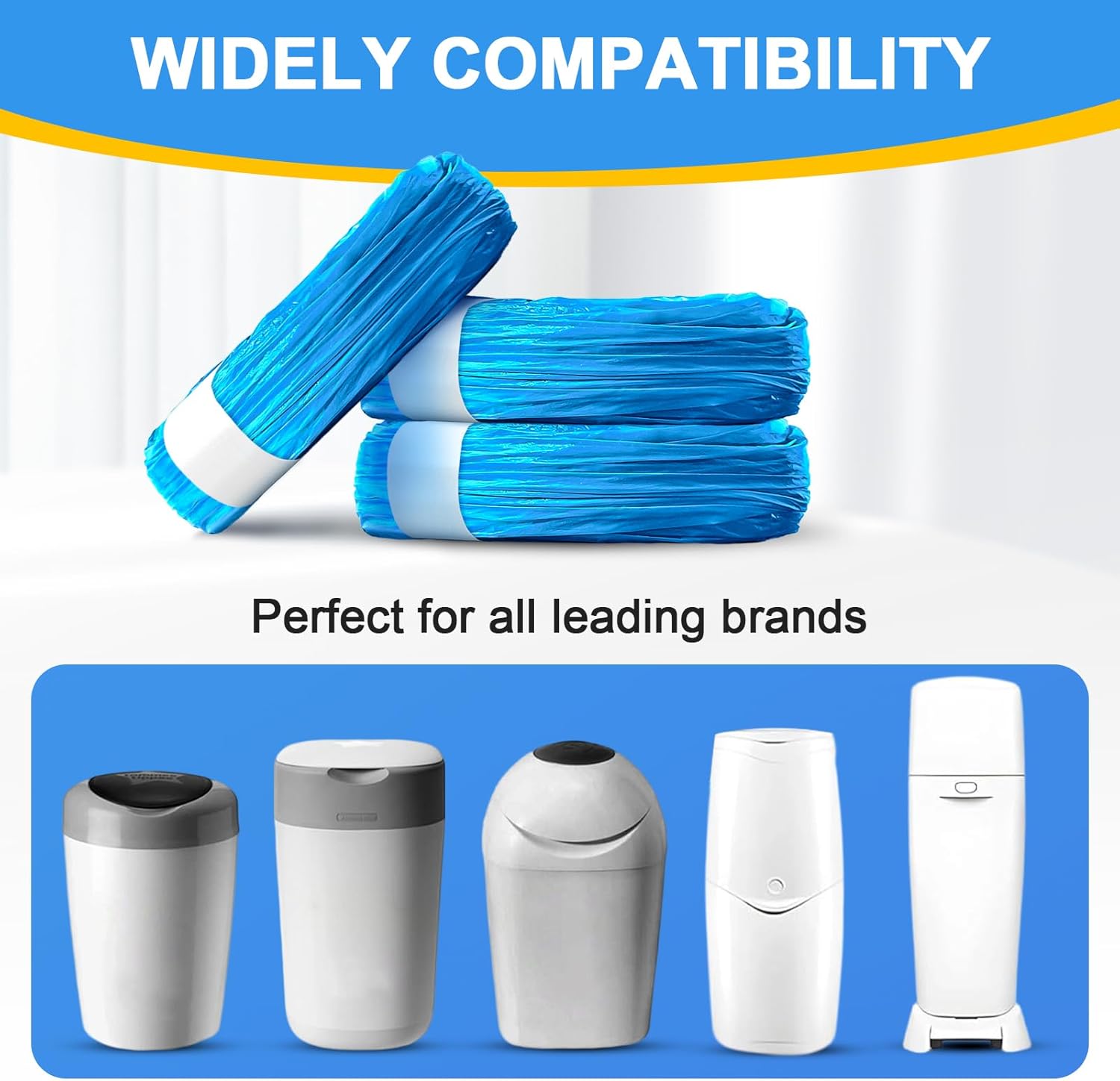 Thumbnail 3 de Nappy Bin Refills 10-Pack 10m nappy bags