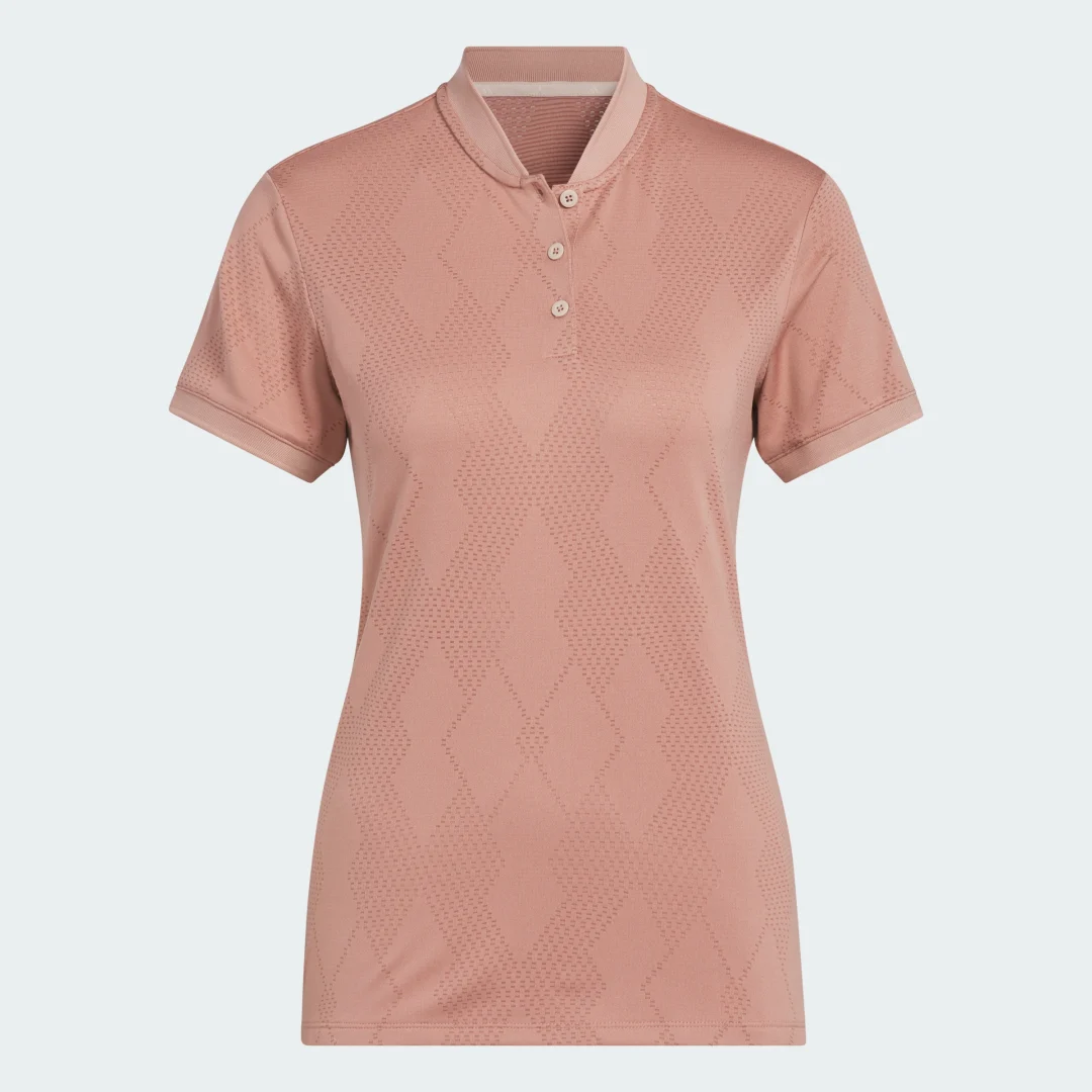 Thumbnail 3 de Polo Ultimate365 Diamond Jacquard de adidas en rosa