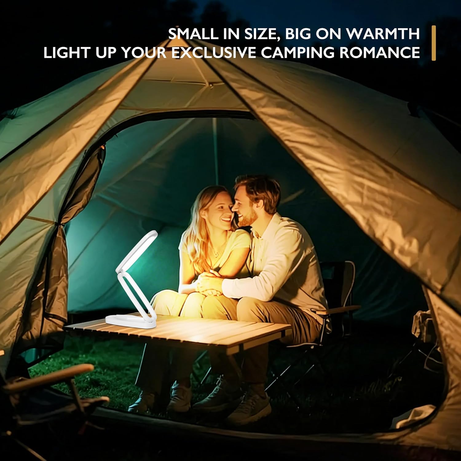 Detalle de Overcomo Rechargeable LED Desk Lamp 3 settings