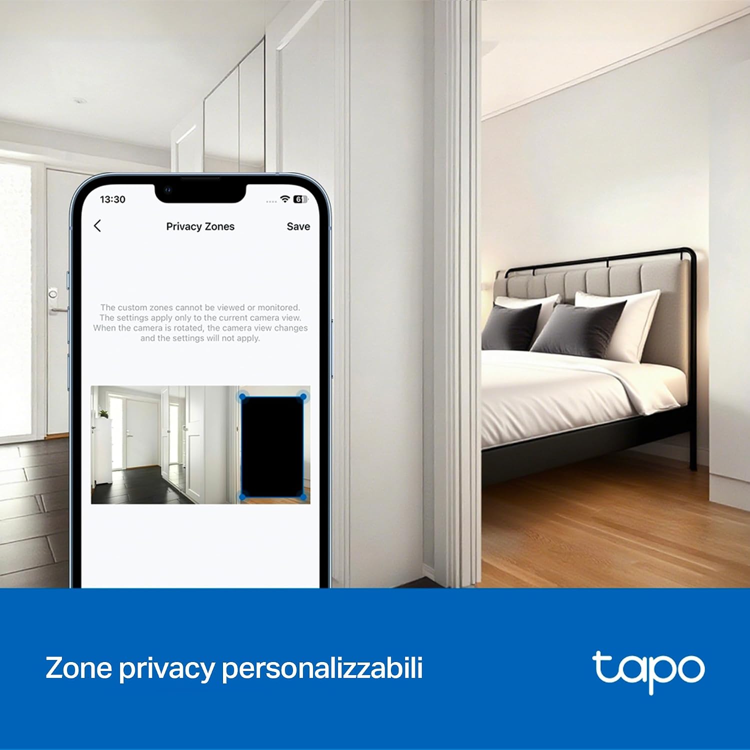 Thumbnail 6 de TP-Link Tapo C250 4K 8MP: telecamera Wi‑Fi interna con AI Tracking, visione notturna e allarme integrato