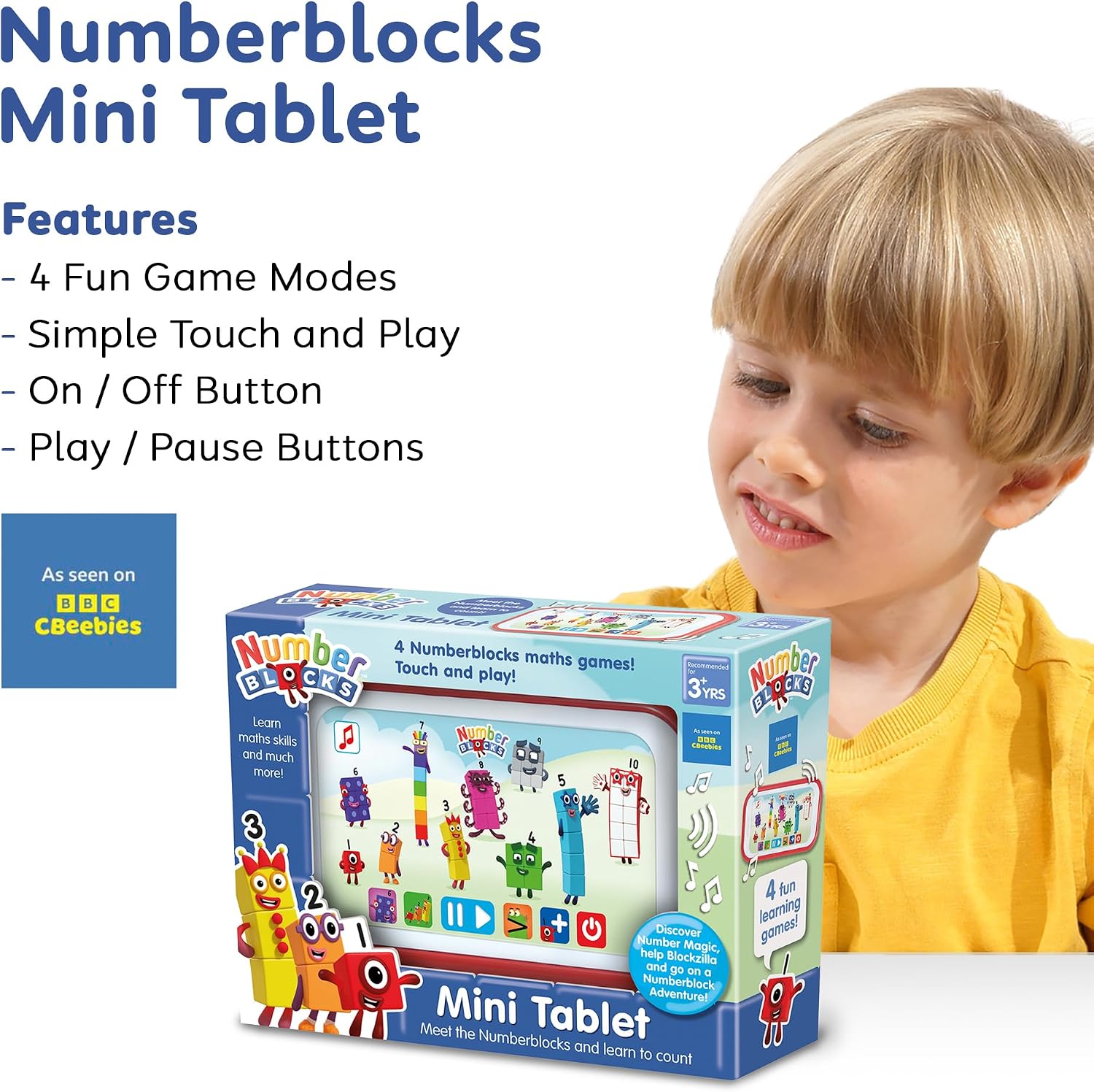 Thumbnail 4 de Numberblocks Mini Tablet Toy Learn Maths 3+