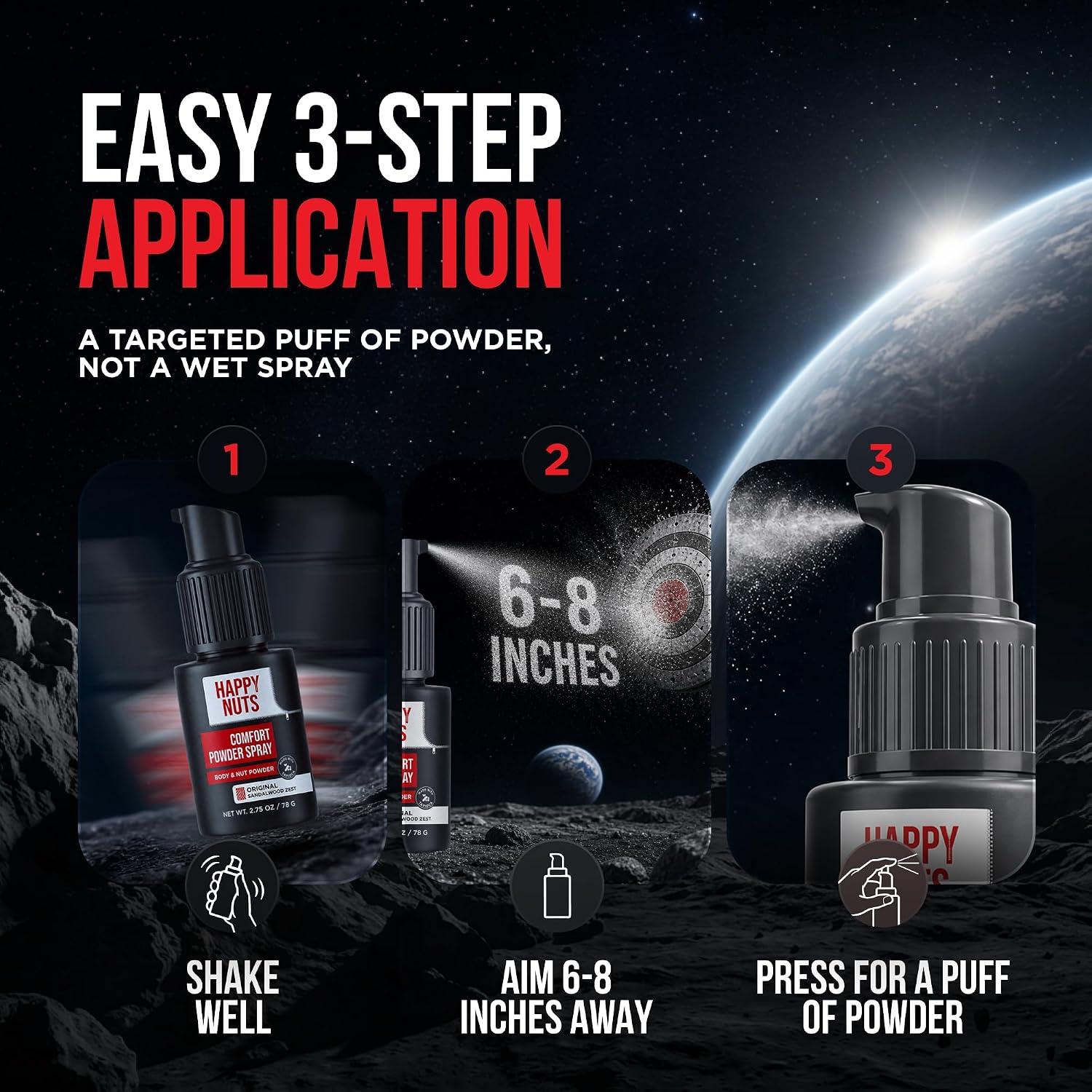 Thumbnail 3 de HAPPY NUTS Comfort Powder Spray Deodorant for Men