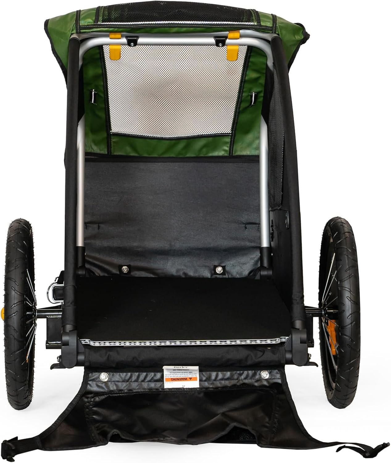 Detalle de Burley Tail Wagon 自転車用ペットトレーラー、メッシュ窓・洗える床・折りたたみ式