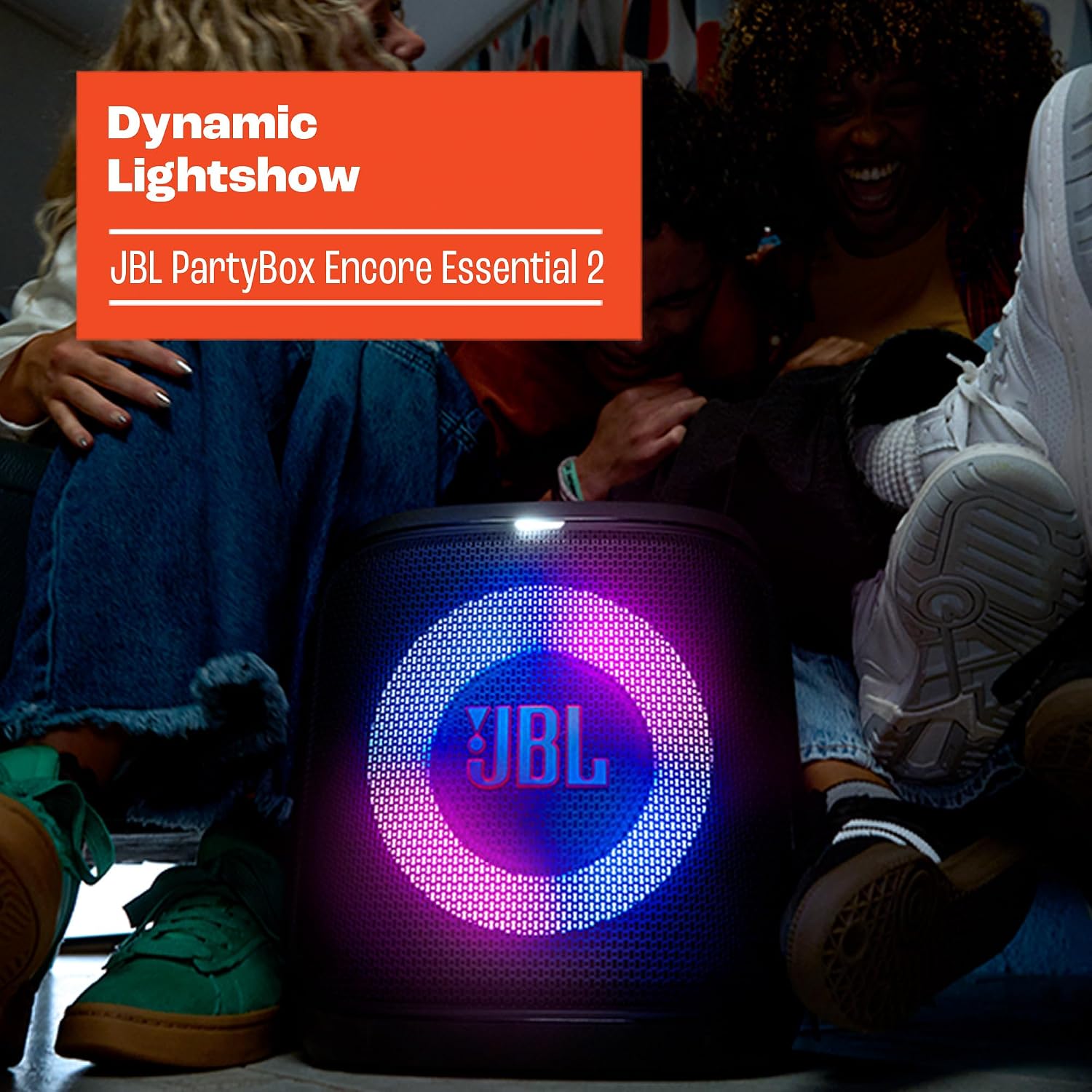 Detalle 2 de JBL PartyBox Encore Essential 2 Portable Speaker with Dynamic Lightshow