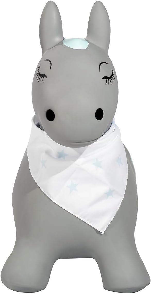 Thumbnail 5 de Kindsgut Animal Sauteur pour Enfants – Cheval gonflable avec pompe incluse, couleurs discrètes et finitions soignées