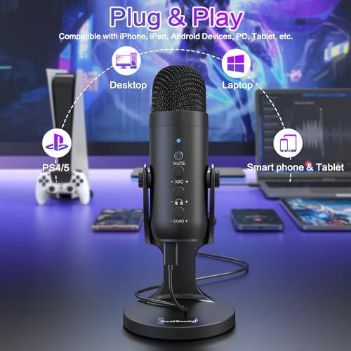 Thumbnail 1 de zealsound K66 USB Microphone – A solid all‑rounder for podcasts, streaming and gaming