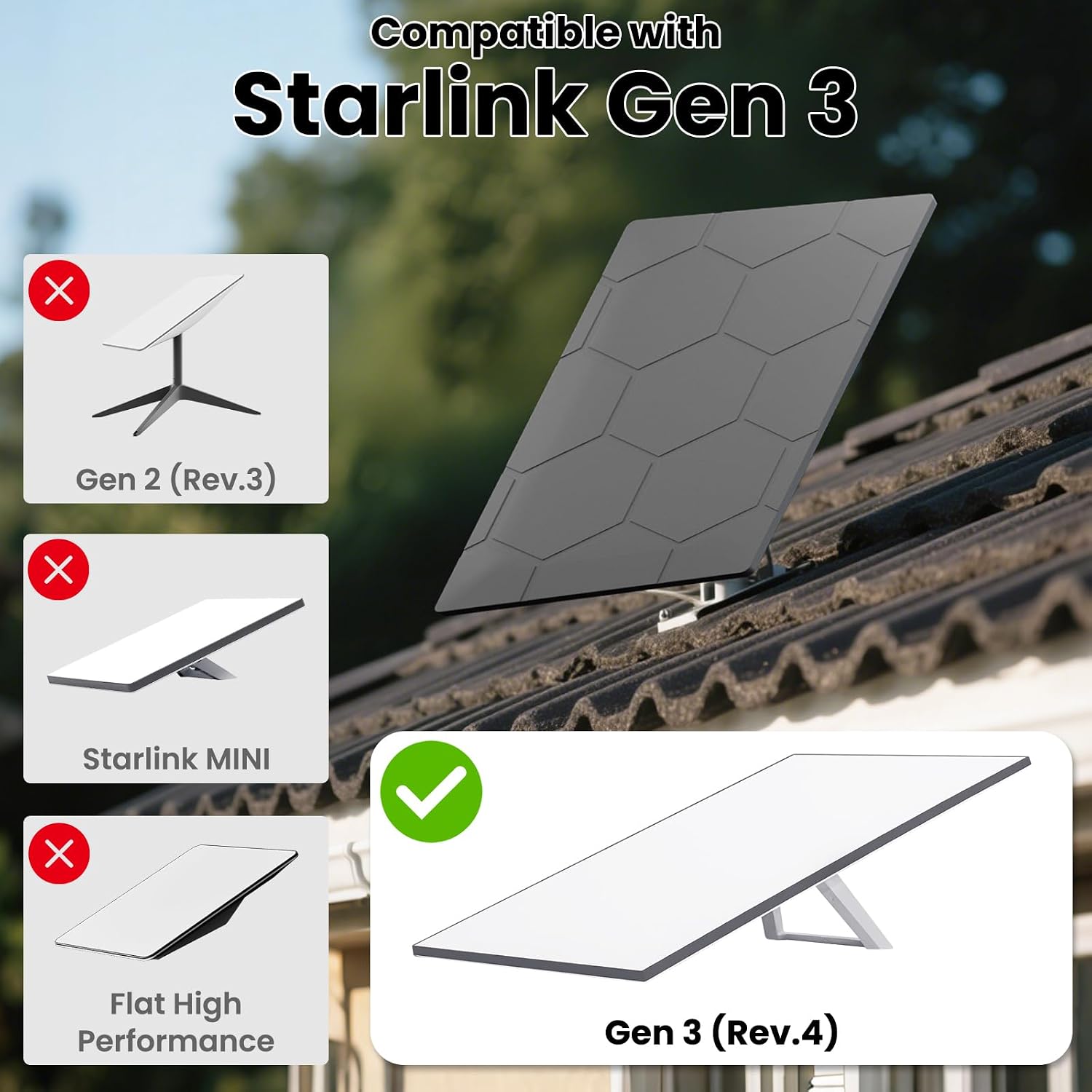 Detalle 2 de CYBERSTATION Starlink Protective Case for Gen 3