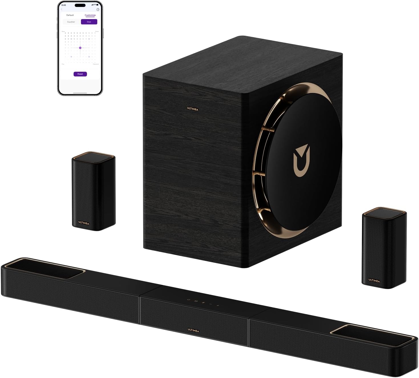 Detalle de ULTIMEA Skywave X70 980W Barra de sonido Dolby Atmos