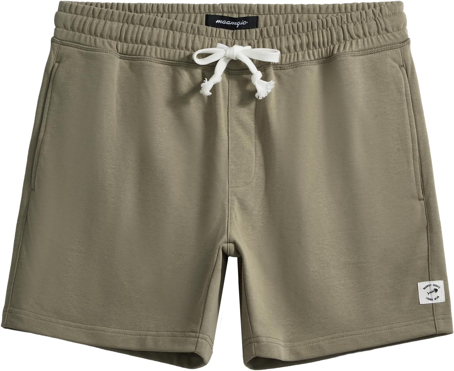 Detalle de maamgic Mens Athletic Gym Shorts 5/7" Elastic Waist – Versatile Everyday Short for Training and Casual Wear
