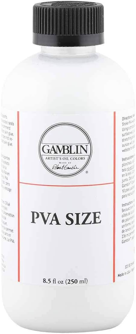 Detalle de Gamblin ポリ酢酸ビニルサイズ 240ml キャンバス・リネン向け低臭タイプ