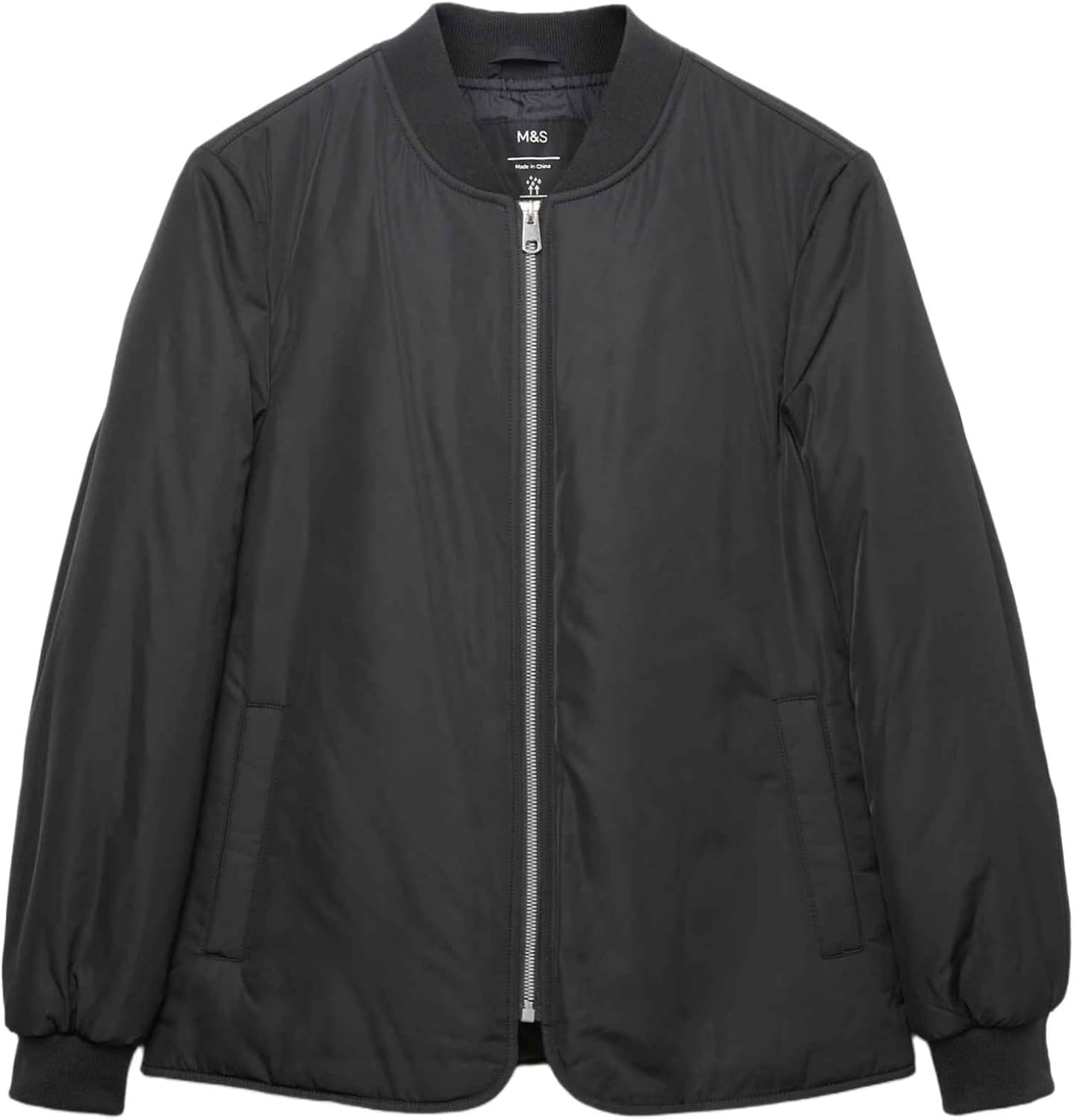 Detalle de Marks & Spencer Stormwear™ gewatteerde damesjas, waterafstotend, standaard pasvorm