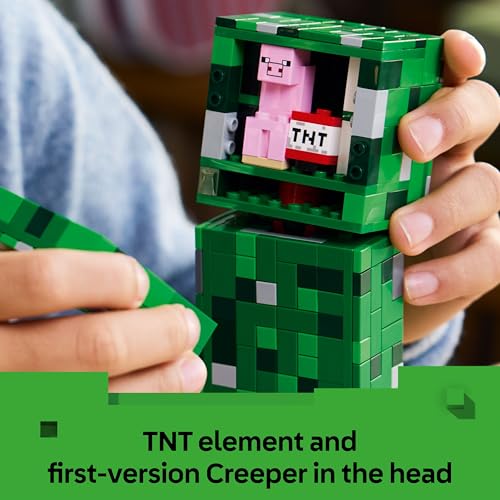 Detalle de LEGO Minecraft The Creeper 21276 review