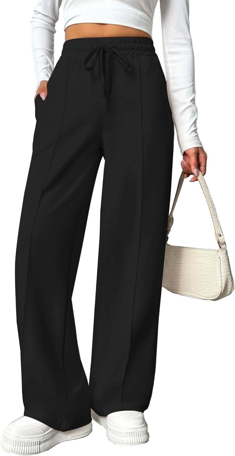 Detalle de PINSPARK Wide Leg Sweatpants High Waisted