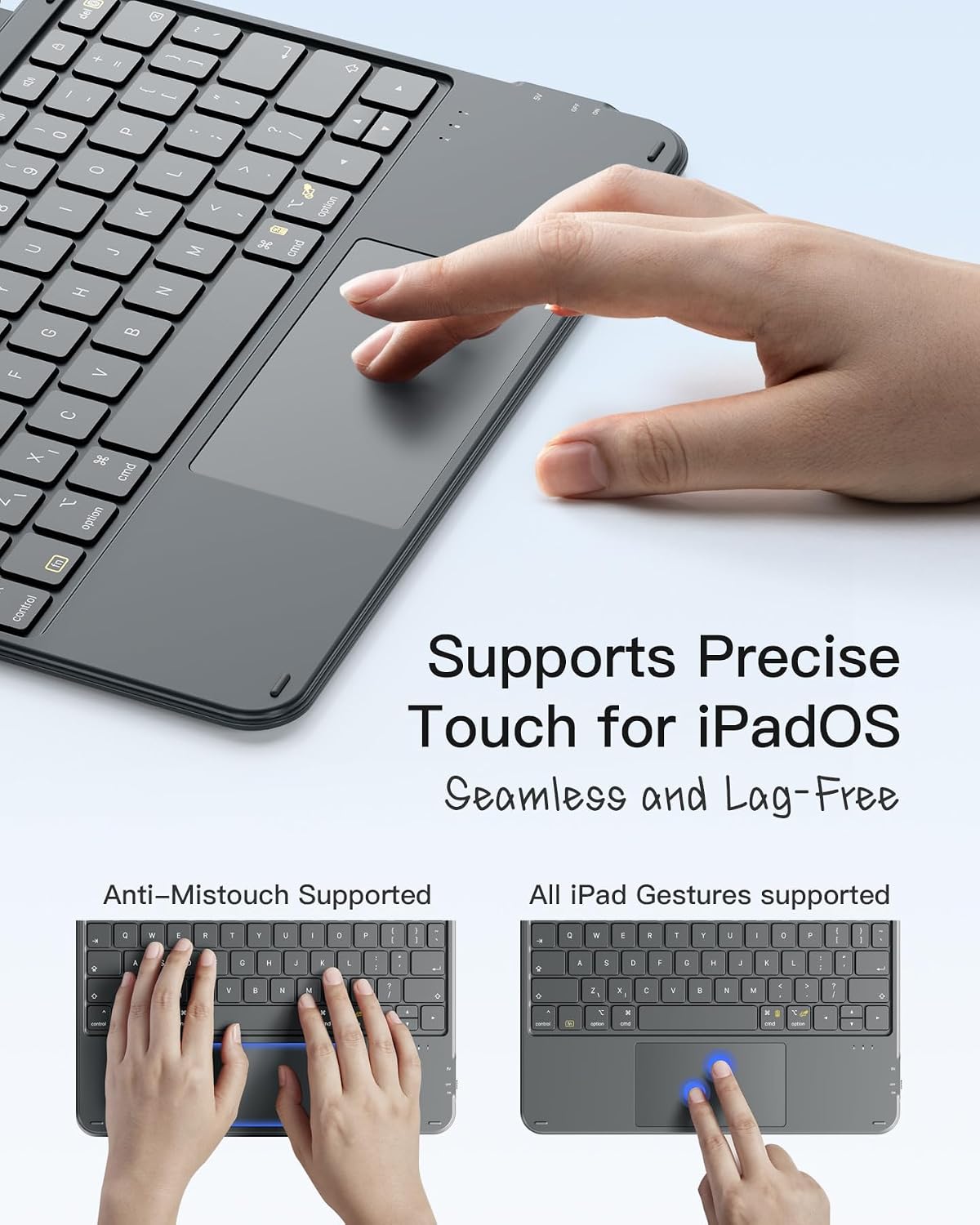 Thumbnail 6 de Inateck KB04122 keyboard case for iPad 11" with touchpad