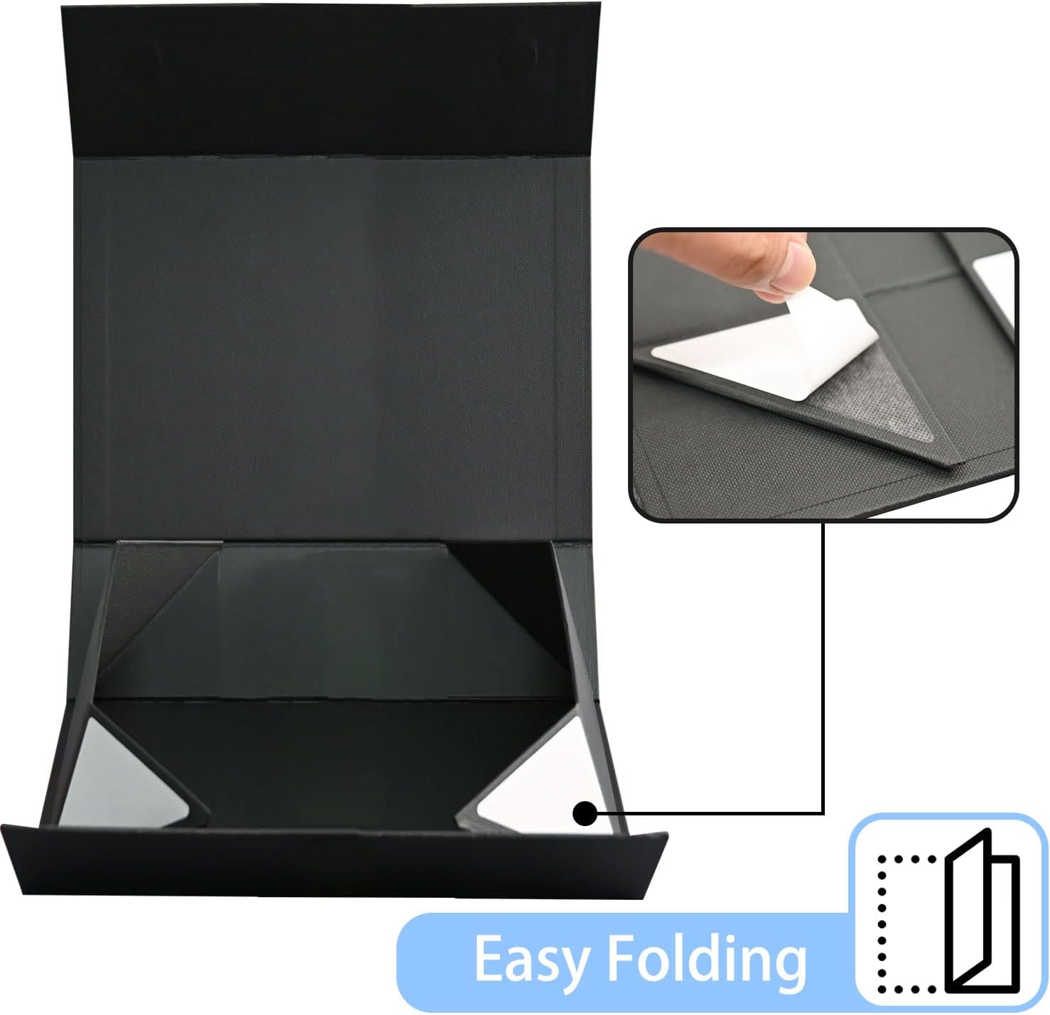 Thumbnail 4 de LIFELUM 13.5''x10''x4'' Large Magnetic Gift Box – Black