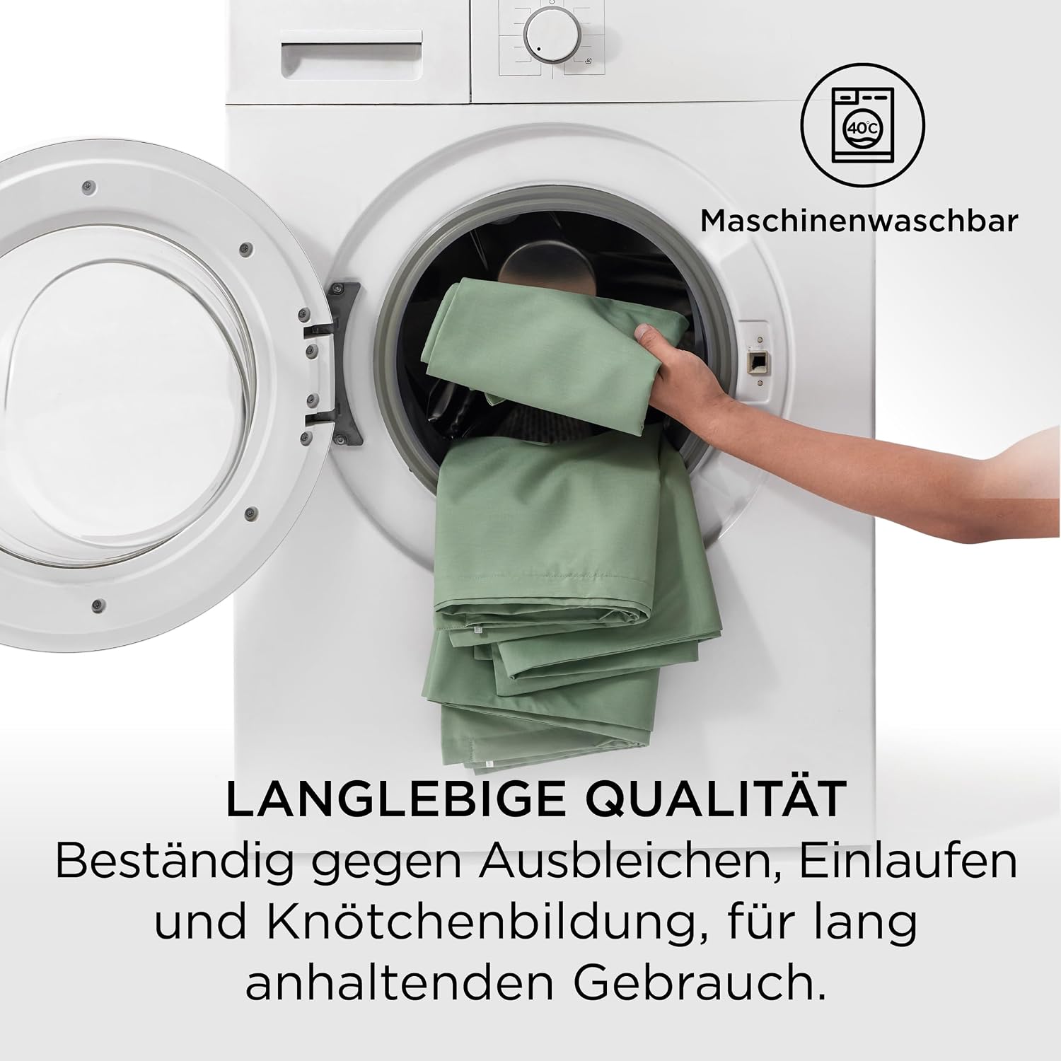 Detalle de BEDSURE Kissenbezug 40x80 2er Set