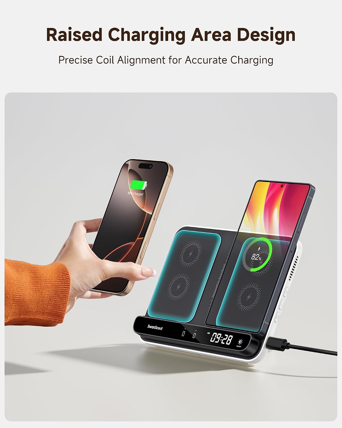 Thumbnail 6 de SwanScout 504 Dual Wireless Charger 30W