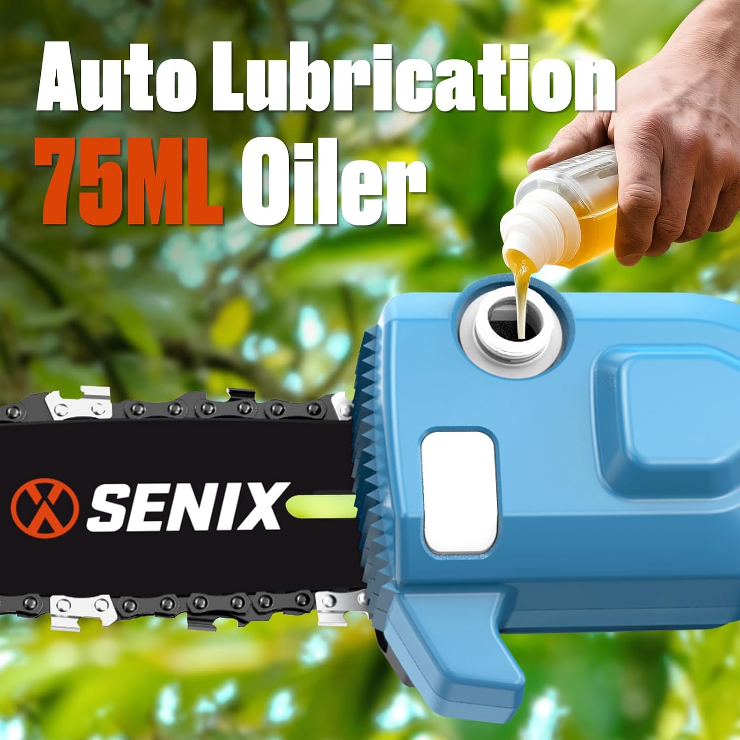 Detalle 2 de SENIX Corded Pole Saw, 8-Inch Bar