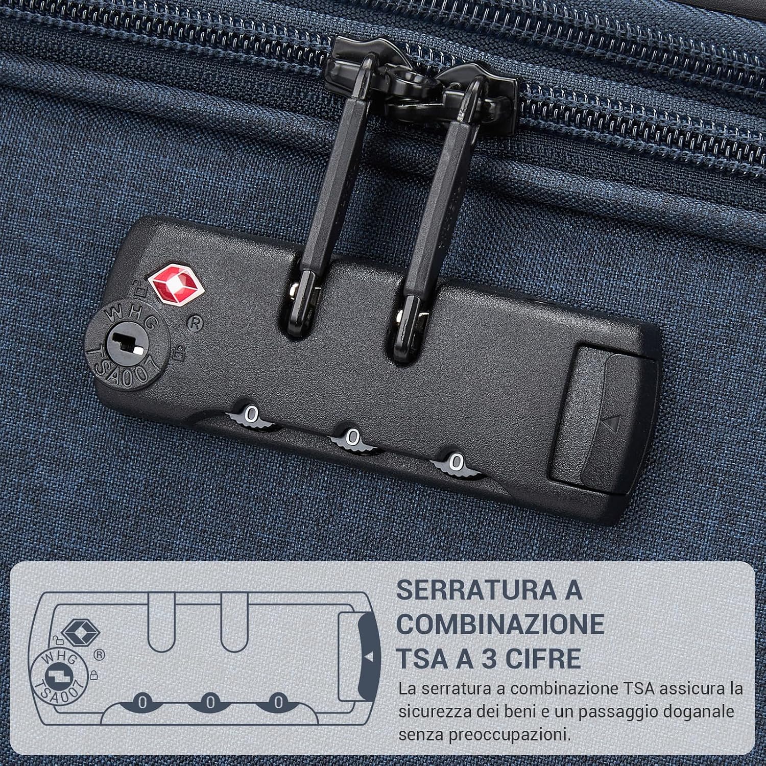 Thumbnail 4 de British Traveller Valigia Cabina 57,5cm