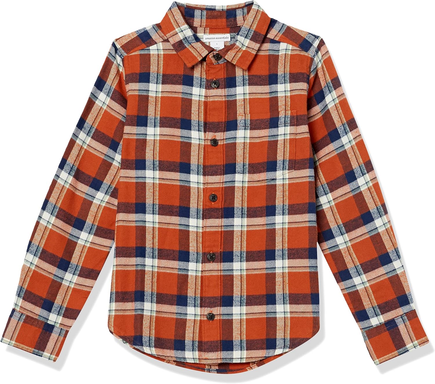 Thumbnail 4 de Amazon Essentials Jungen Flanellhemd mit Knopfleiste – langarm, kariert und alltagstauglich