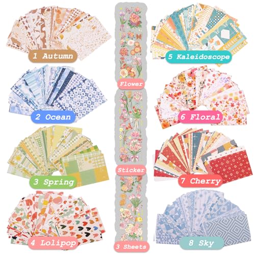 Thumbnail 2 de Conkoiss 403 PCS Scrapbook Paper pack ✂️