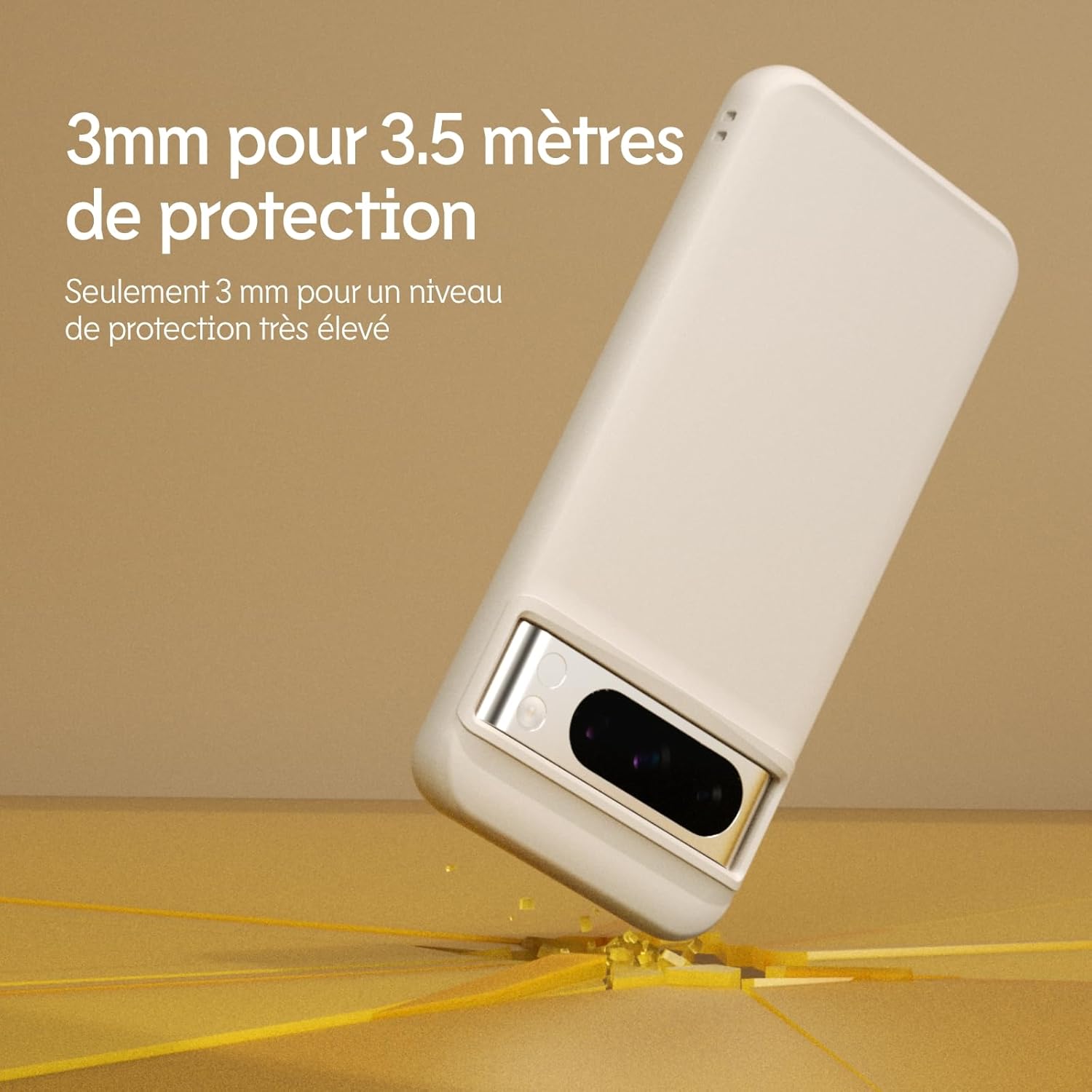 Thumbnail 1 de RhinoShield SolidSuit pour Pixel 8 Pro – Coque fine bleu Glacier avec absorption des chocs