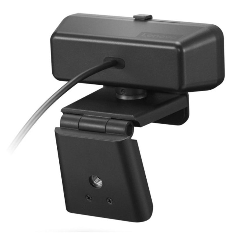 Detalle de Cámara web Lenovo 310 Full HD 1080p USB: micrófono doble y campo de 85° para videollamadas y streaming