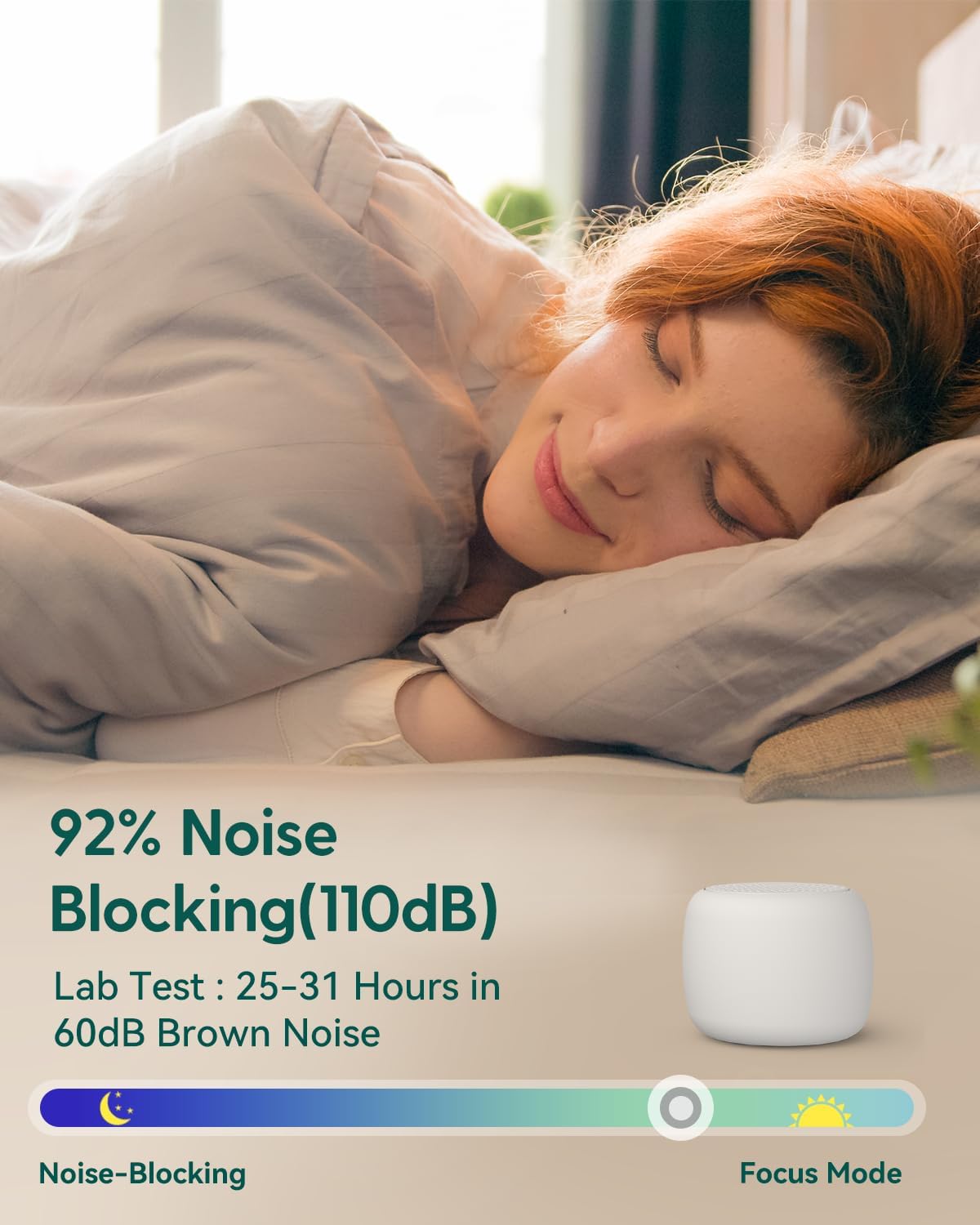 Detalle 2 de Babelio White Noise Sound Machine 15 sounds
