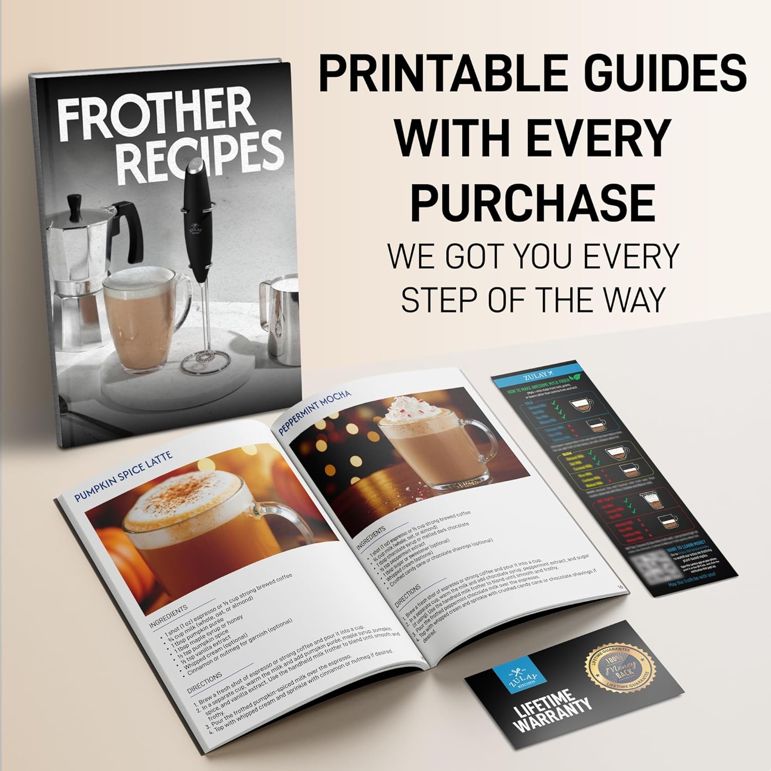 Thumbnail 6 de Zulay Kitchen Double Milk Frother (Handheld) with 2 AA Duracell Batteries