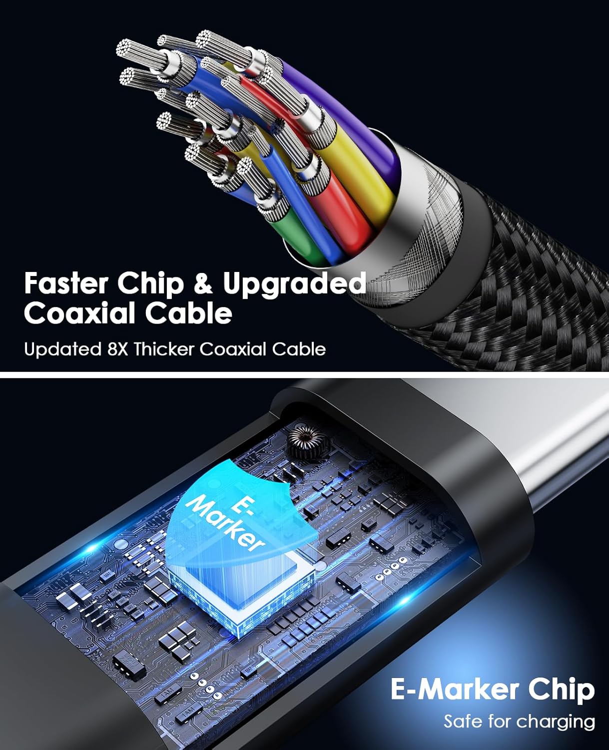 Thumbnail 7 de Cable USB 4 240W, 0,75m, soporte 8K y 4K 🔌