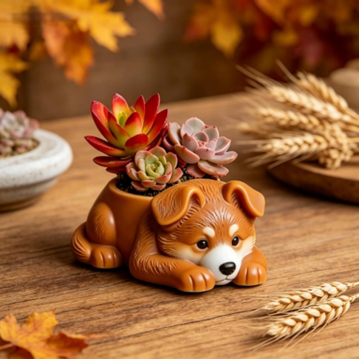 Detalle de Puppy Planter Silicone Mold