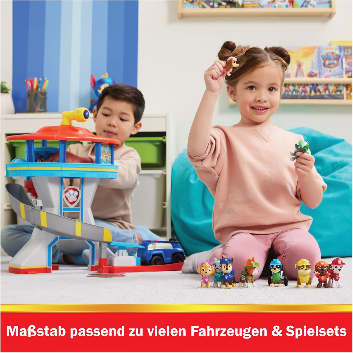 Thumbnail 2 de PAW PATROL Action Pups Geschenkset – 10 Sammelfiguren mit Uniform & Werkzeugen