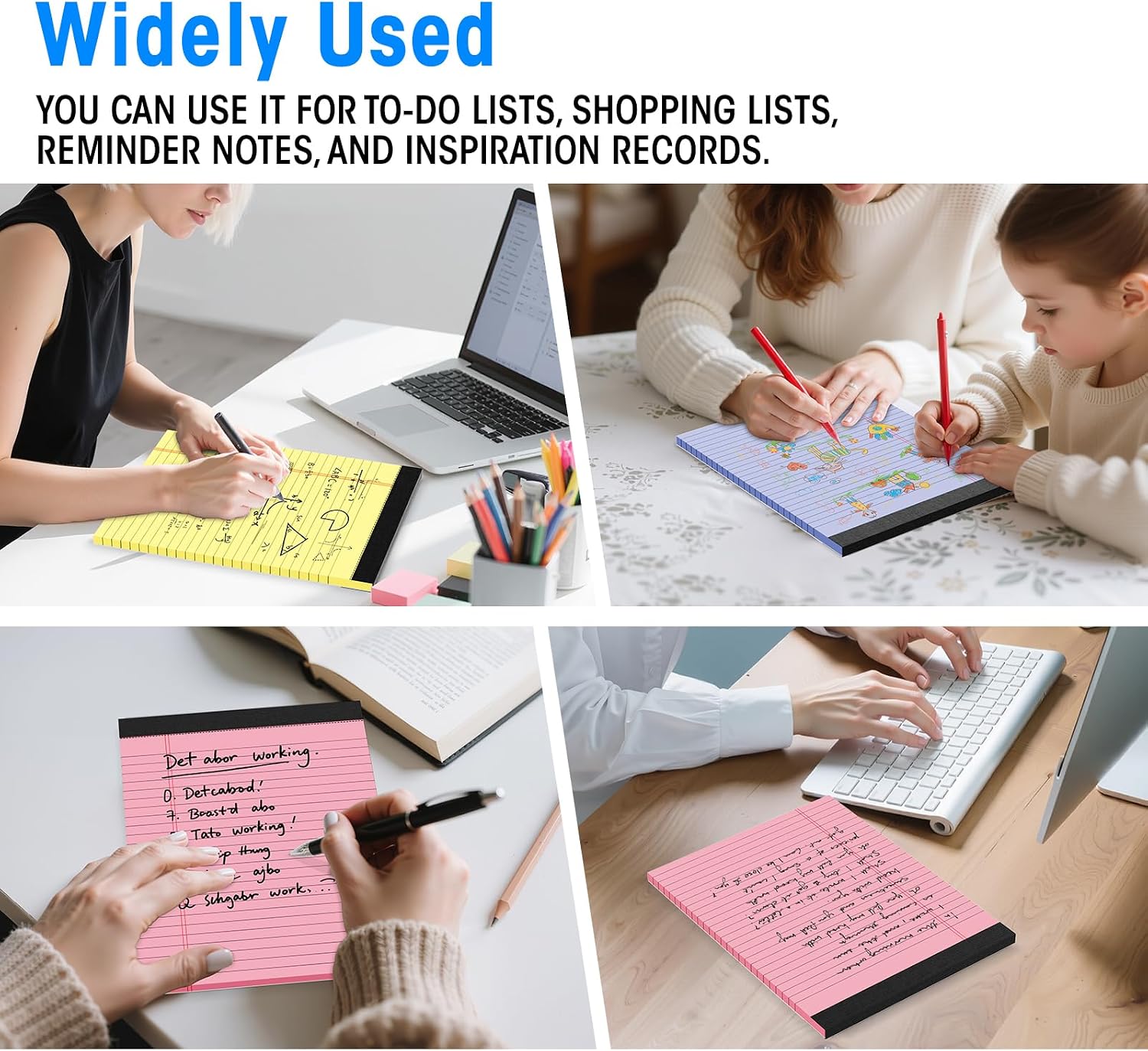 Thumbnail 6 de Color Notepads, 8.5 x 11 Inches