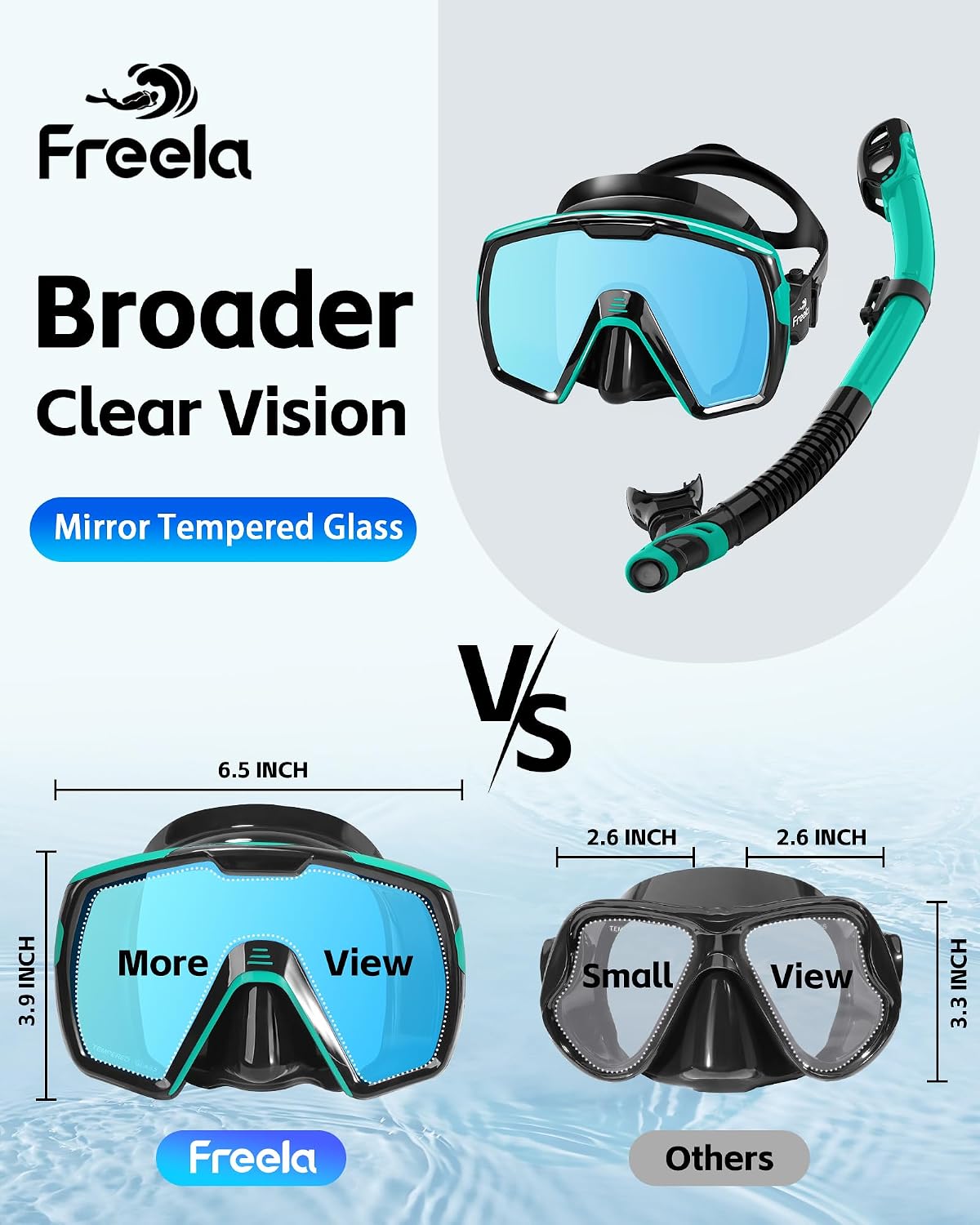 Detalle de Freela Snorkel Set with Silicone