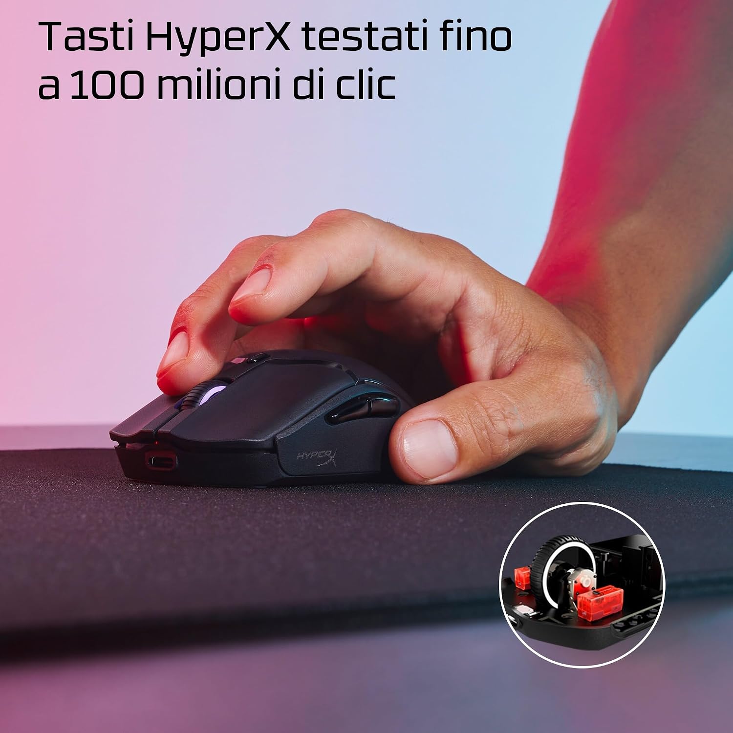 Thumbnail 5 de HyperX Pulsefire Haste 2 Mini: Mouse Gaming Wireless leggero e versatile